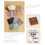 3pcsFashion new pu leather button earrings ring pendant necklace jewelry pouch bag