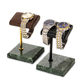 luxury black leather marble bracelet watch display  stand holder