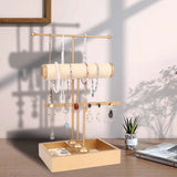 High Quality In Stock Metal Earrings Necklace Pendant Display Stand rack holder for storage display dressing table