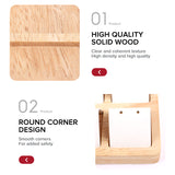 Manufacturer handmade wooden earring holder stand display tray organizer holders counter earing display stand for store