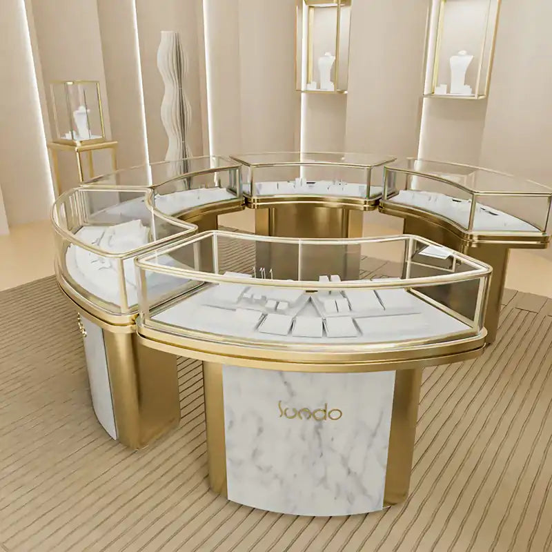 Jewelry display cases 2025 for retail stores