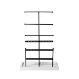 Wholesale luxury large metal jewelry display stand tower rack pendant necklace earring racks storage holder counter earing display stand